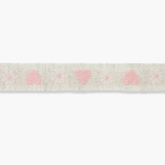 Sierband bloemetjes en hartjes 20mm van UNION KNOPF 2700 kl16