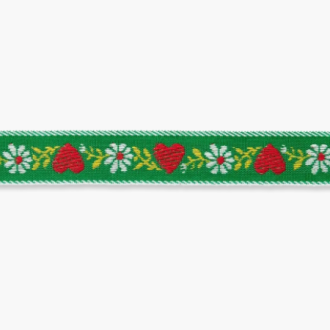 Sierband bloemetjes en hartjes 20mm van UNION KNOPF 2700 kl26