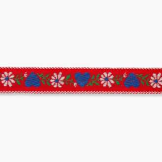 Sierband bloemetjes en hartjes 20mm van UNION KNOPF 2700 kl48