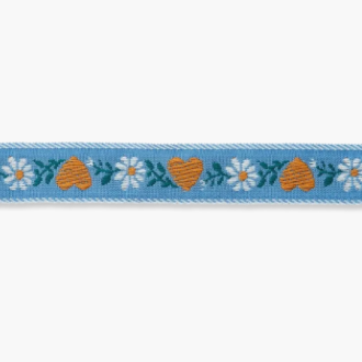 Sierband bloemetjes en hartjes 20mm van UNION KNOPF 2700 kl26