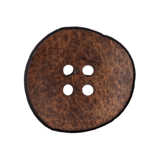 Leren knoop van UNION KNOPF 453452