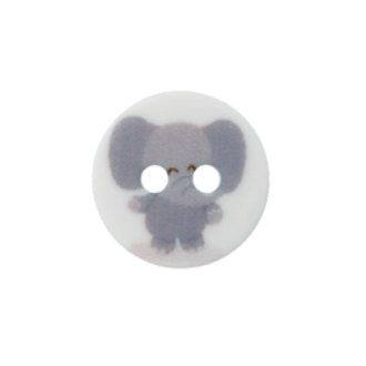 Knoop met olifant 12mm van UNION KNOPF 453551
