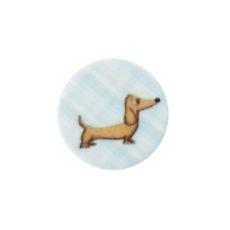Knoop met hond 18mm van UNION KNOPF 453664