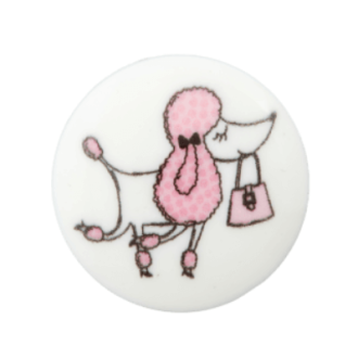 Knoop met hond 20mm van UNION KNOPF 453800