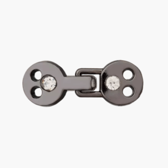 Siersluiting rond metaal 25mm van UNION KNOPF 500924 kl835