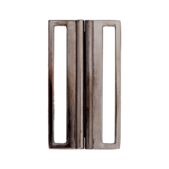 Grote rechthoekige metalen gesp 60mm van UNION KNOPF 500250