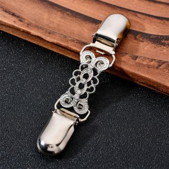 Vestklem Infinity Aries strass zilver 9.5x1.5cm