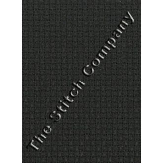 Borduurstof aida 14 count zwart 120cm breed STITCHCOMPANY venus-a14z