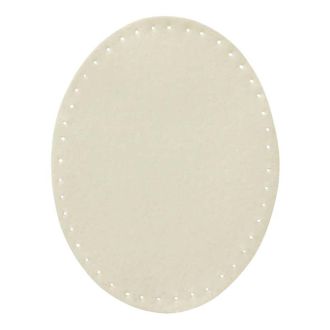 Elleboogstukken lederlook beige van VERACHTERT PN-0194356