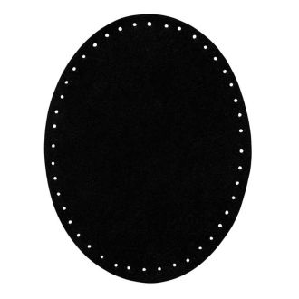 Elleboogstukken lederlook zwart van VERACHTERT PN-0194351
