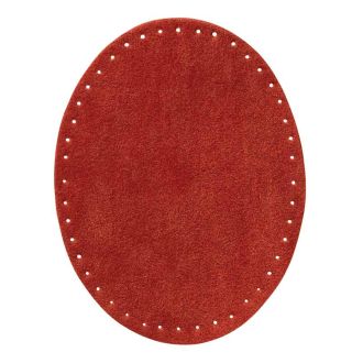 Elleboogpatches lederlook roodbruin 2stuks van VERACHTERT PN-0194358