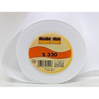 S320 soepele strijkbare tussenvoering 90cm breed van VLIESELINE 025.S320
