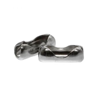 1.5mm Stainless Steel Bolletjesketting Sluiting Antiek Zilver DB Y1408