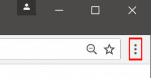 Chrome menu