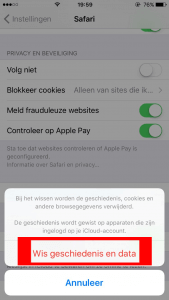 Safari wis geschiedenis