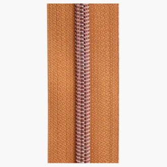 8mm rits per meter koperkleur UNION KNOPF 0004507.0086