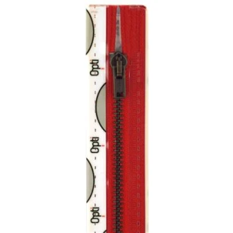 12cm niet deelbare rits metaal antik bronskleurig M40 van OPTI PN-0142661