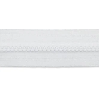 8mm blok rits per meter wit UNION KNOPF 0005141.0012