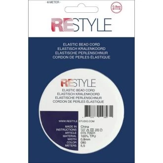 0.8mm elastisch kralenkoord RESTYLE-E 015.70501