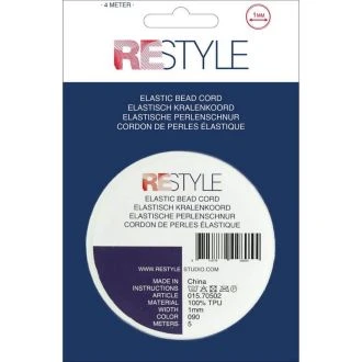1mm elastisch kralenkoord RESTYLE-E 015.70502