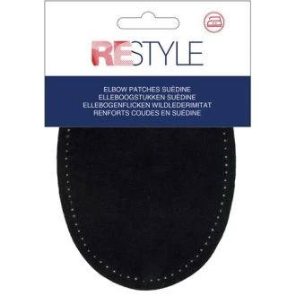 Elleboogstukken suèdine 14 cm x 9,5 cm van Restyle 015.79152