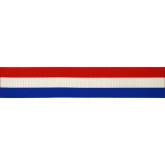 Ribslint HOLLAND Rood-Wit-Blauw 38 mm van RESTYLE 018.7096.38