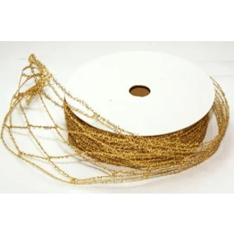 Grof geweven vervormbaar kerst sierlint van RESTYLE 018.9272