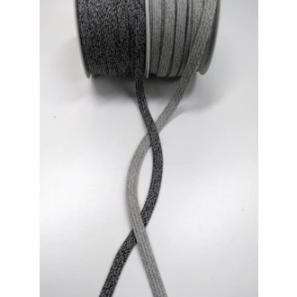 Plat geweven koord gemêleerd 12mm van RESTYLE 019.153