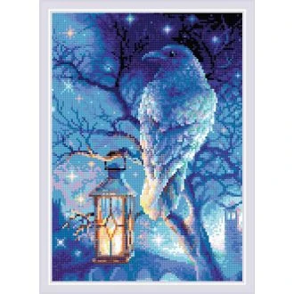 Diamond mosaic Wise Raven van STITCHCOMPANY ri-am0043