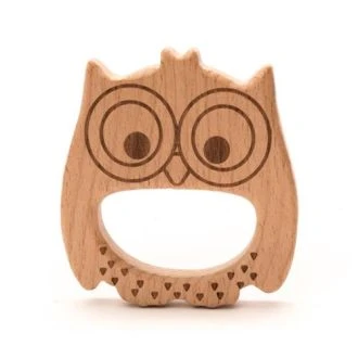 Bijtring Hout Uil van DURABLE 020.1101 