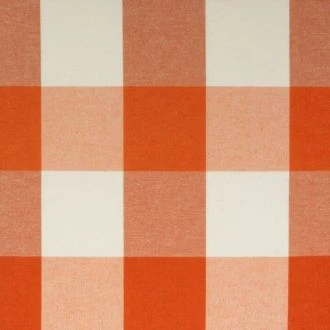 Big Check katoen oranje van KNIPIDEE 0201-500
