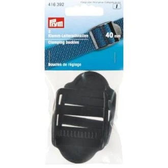 Regelbare klemgespen KST 40 mm zwart van PRYM 022.416392