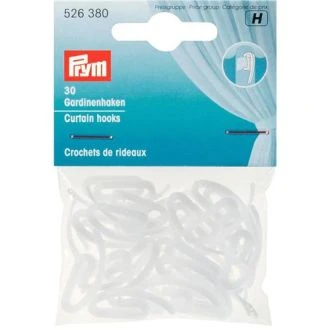 Gordijnhaakjes wit van PRYM-H 022.526380