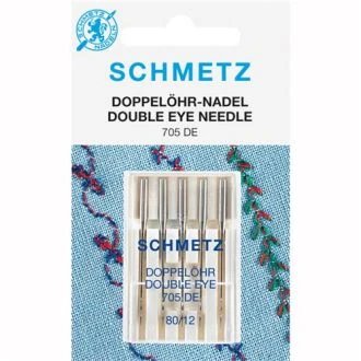 Double Eye 80/12 machinenaalden van Schmetz 024.DE80ZB