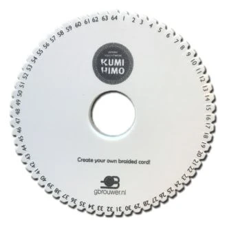 Kumihimo disc 15cm 64 inkepingen van RESTYLE 045.1024