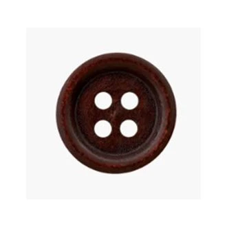 houten knoop 4 gaten van Union Knopf 454118