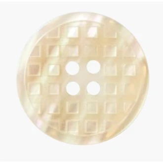 Polyester knoop vier gaten kl. 0014 van Union Knopf 0454194