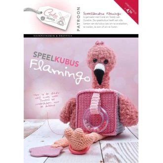Patroonboekje Speelkubus Flamingo van CUTEDUTCH 056.36669
