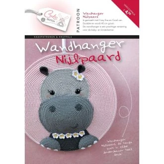 Patroonboekje Wandhanger Nijlpaard van CUTEDUTCH 056.36843
