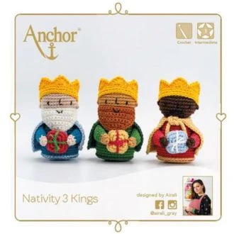 Xmas kings amigurumi haakpakket van ANCHOR 058.A28C00409062