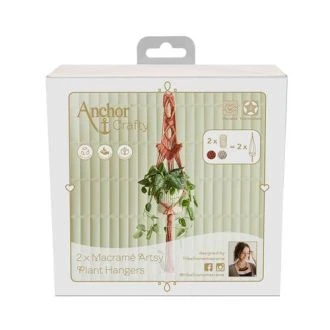 Macramé pakket Kunstzinnige Plantenhanger van ANCHOR 058.A28CR0209062