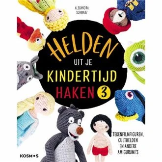 Helden uit je kindertijd haken 3 haakboek van Alexandra Schwarz 059.23422