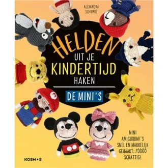 Helden uit je kindertijd haken de mini's boek 059.25297