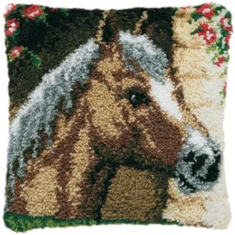 Knoopkussenpakket Paard 40x40cm PAKO 076.013310