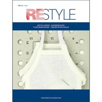 Bottle apron flessenschort aïda 14count 10x15cm RESTYLE 078.107