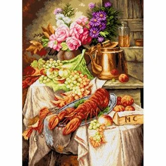 Modeste Carlier kruissteek bedrukt borduur gobelin 50x67,5cm van ORCHIDEA 089.2707R