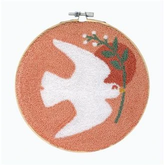 Vredesduif roze 17,8cm Punchpakket van Restyle 095.2020