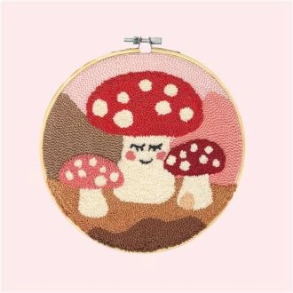 Paddenstoelen 17,8cm Punchpakket van Restyle 095.2042