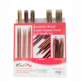 10cm sokkennaaldenset SYMFONIE van KNIT PRO 103.20650