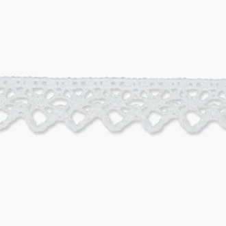 Gehaakte kant lint 13mm van UNION KNOPF 7313